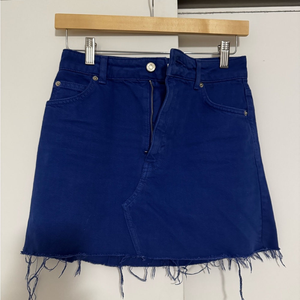 Blue Denim Skirt